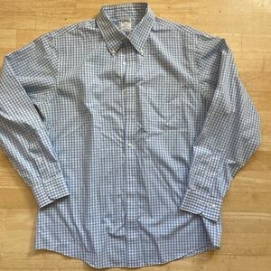 Brooks Brothers Light Blue Gingham Shirt